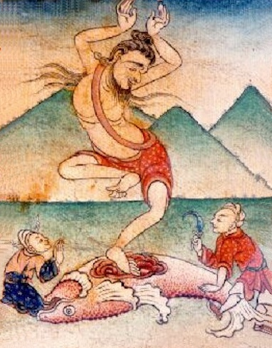 Matsyendra emerging